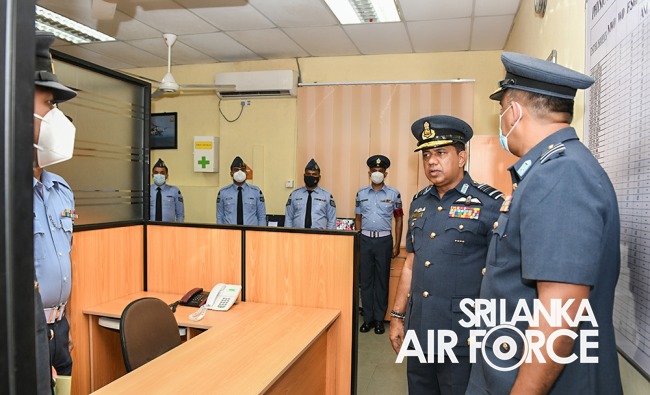 COMMANDERS INSPECTION OF AFHQ AND SLAF STATION COLOMBO