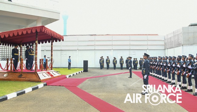 COMMANDERS INSPECTION OF AFHQ AND SLAF STATION COLOMBO