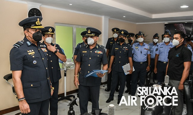 COMMANDERS INSPECTION OF AFHQ AND SLAF STATION COLOMBO