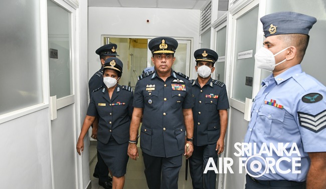 COMMANDERS INSPECTION OF AFHQ AND SLAF STATION COLOMBO