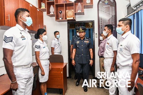 COMMANDERS INSPECTION OF AFHQ AND SLAF STATION COLOMBO