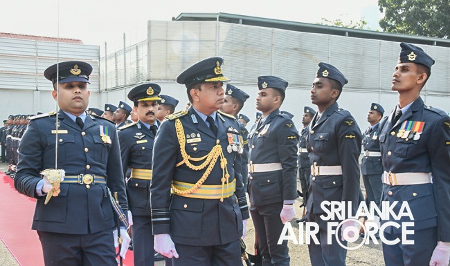 COMMANDERS INSPECTION OF AFHQ AND SLAF STATION COLOMBO
