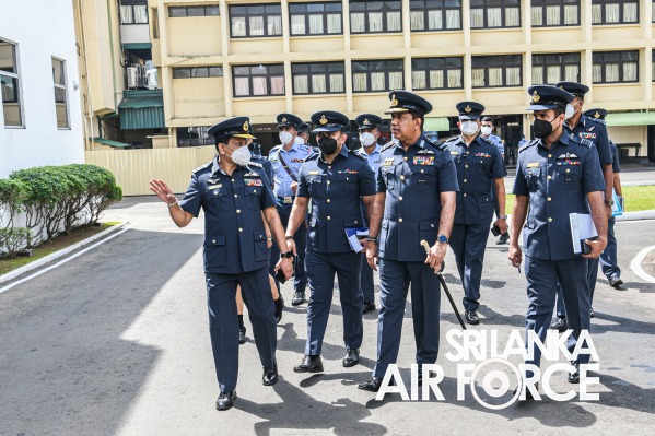 COMMANDERS INSPECTION OF AFHQ AND SLAF STATION COLOMBO
