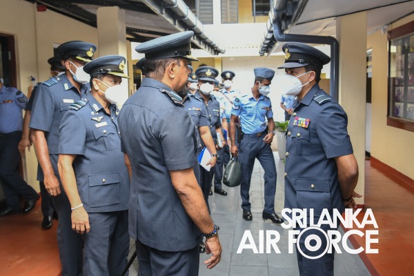 COMMANDERS INSPECTION OF AFHQ AND SLAF STATION COLOMBO