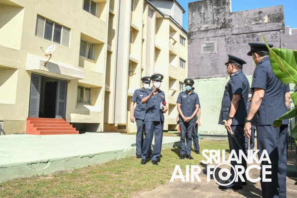 COMMANDERS INSPECTION OF AFHQ AND SLAF STATION COLOMBO