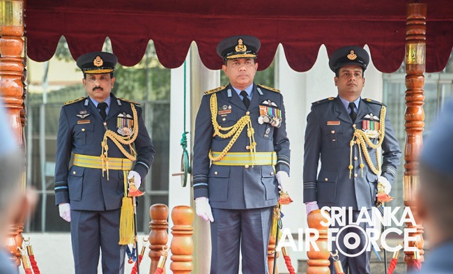 COMMANDERS INSPECTION OF AFHQ AND SLAF STATION COLOMBO