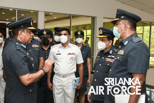 COMMANDERS INSPECTION OF AFHQ AND SLAF STATION COLOMBO