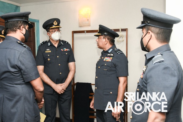 COMMANDERS INSPECTION OF AFHQ AND SLAF STATION COLOMBO