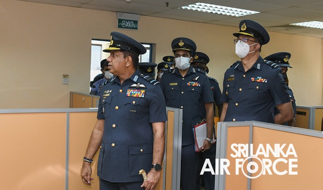 COMMANDERS INSPECTION OF AFHQ AND SLAF STATION COLOMBO