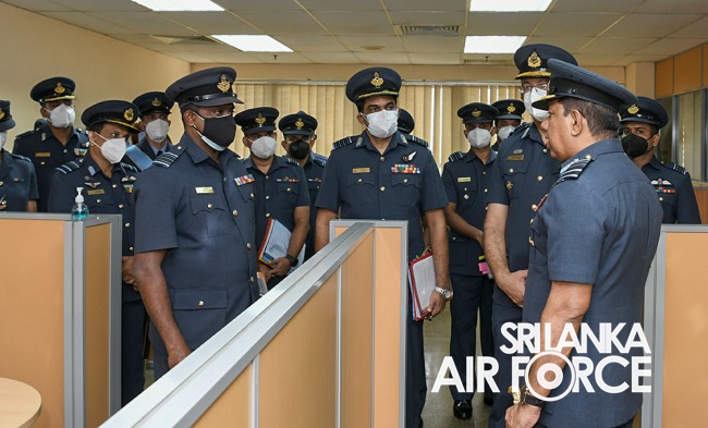 COMMANDERS INSPECTION OF AFHQ AND SLAF STATION COLOMBO