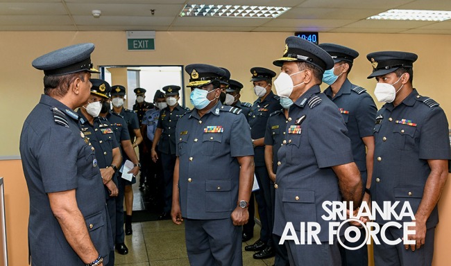 COMMANDERS INSPECTION OF AFHQ AND SLAF STATION COLOMBO
