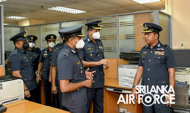 COMMANDERS INSPECTION OF AFHQ AND SLAF STATION COLOMBO