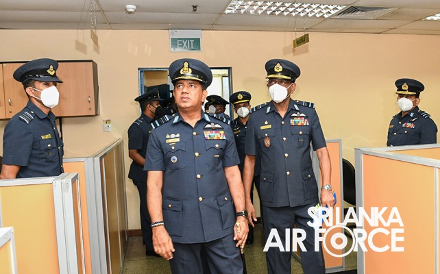 COMMANDERS INSPECTION OF AFHQ AND SLAF STATION COLOMBO