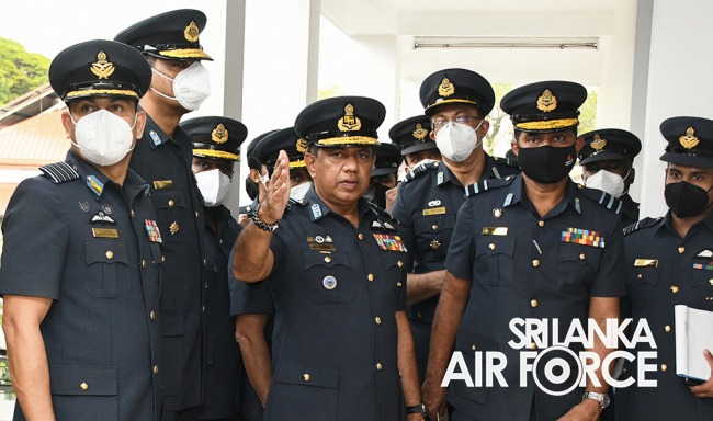 COMMANDERS INSPECTION OF AFHQ AND SLAF STATION COLOMBO