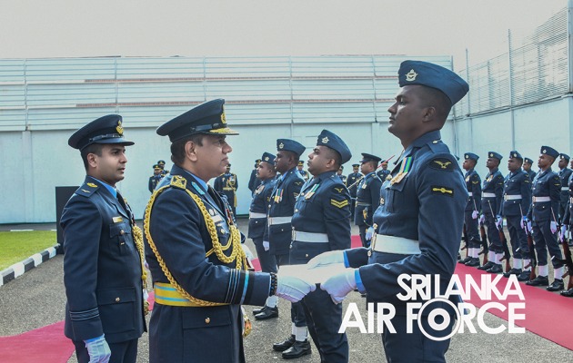 COMMANDERS INSPECTION OF AFHQ AND SLAF STATION COLOMBO