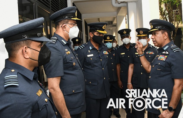 COMMANDERS INSPECTION OF AFHQ AND SLAF STATION COLOMBO