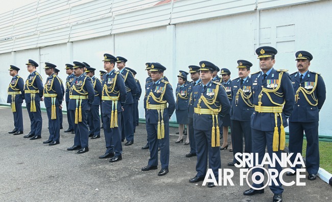 COMMANDERS INSPECTION OF AFHQ AND SLAF STATION COLOMBO