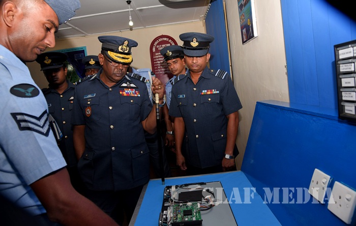 Annual Commander's Inspection at SLAF Academy China Bay