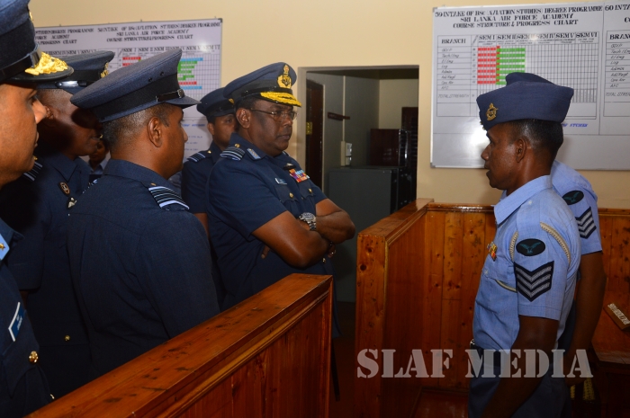 Annual AOC's Inspection at SLAF Academy China Bay