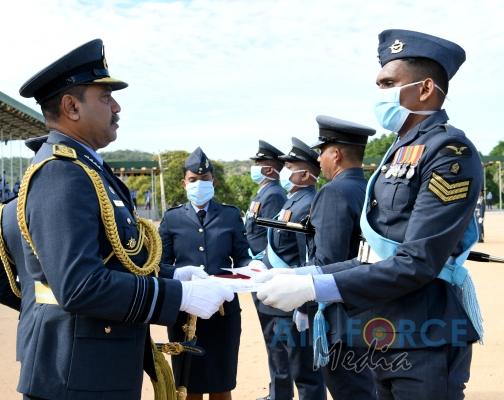 Commander's Inspection of SLAF Academy China Bay for the Year 2020