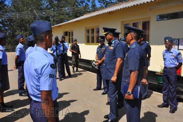 AOC’s inspection of the SLAF Station Diyatalawa