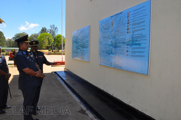 AOC’s inspection of the SLAF Station Diyatalawa