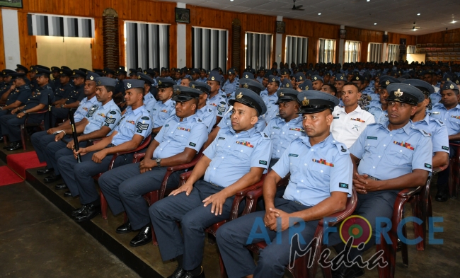 Commanders’ Inspection of SLAF CTS Diyatalawa