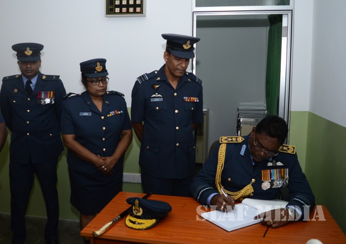 Annual AOC’s
Inspection at SLAF TTS Ekala
