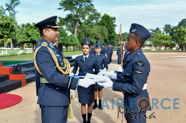 The Commander’s Inspection of SLAF TTS Ekala