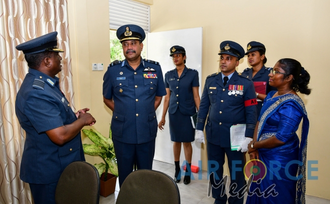 The Commander’s Inspection of SLAF TTS Ekala
