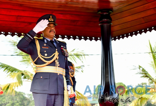 The Commander’s Inspection of SLAF TTS Ekala