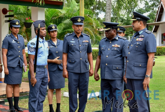 The Commander’s Inspection of SLAF TTS Ekala