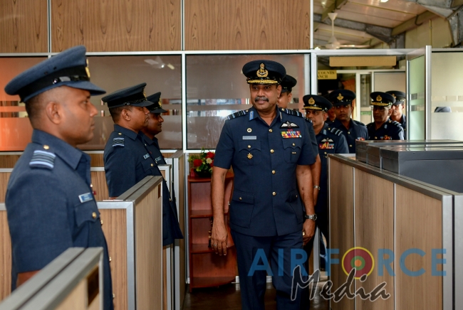 The Commander’s Inspection of SLAF TTS Ekala