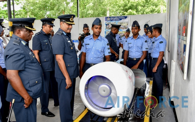 The Commander’s Inspection of SLAF TTS Ekala