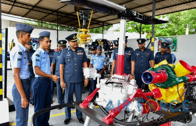 The Commander’s Inspection of SLAF TTS Ekala