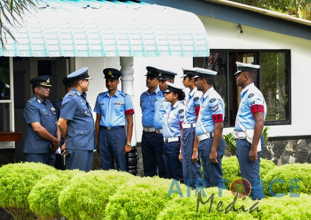 The Commander’s Inspection of SLAF TTS Ekala