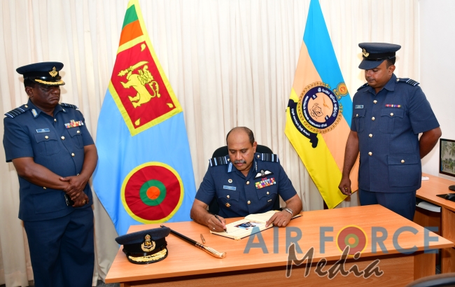 The Commander’s Inspection of SLAF TTS Ekala
