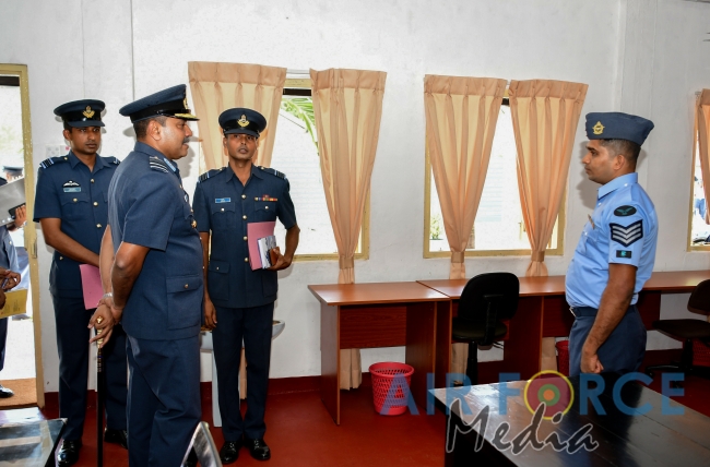 The Commander’s Inspection of SLAF TTS Ekala