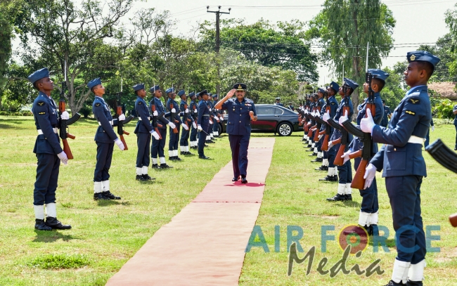 The Commander’s Inspection of SLAF TTS Ekala
