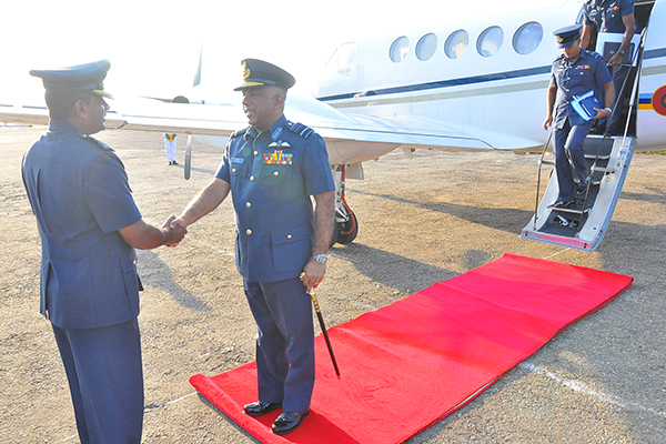 Commander's Annual
Inspection of SLAF Base Hingurakgoda