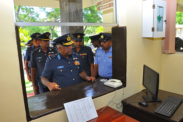 Commander's Annual
Inspection of SLAF Base Hingurakgoda