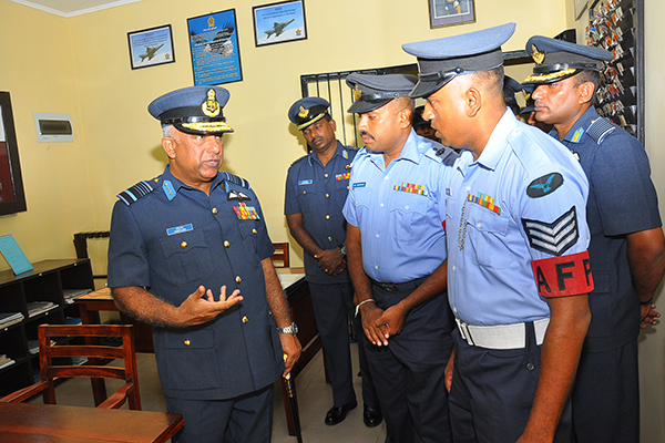 Commander's Annual
Inspection of SLAF Base Hingurakgoda