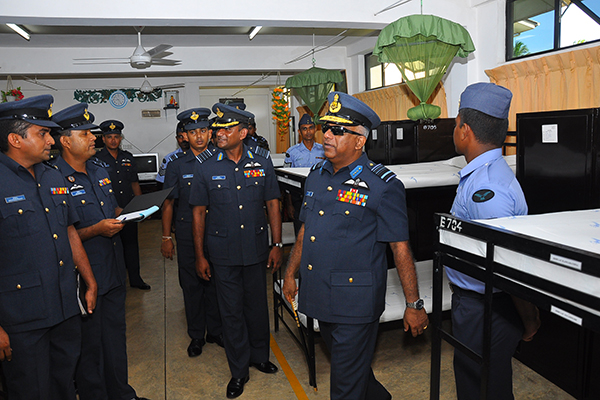 Commander's Annual
Inspection of SLAF Base Hingurakgoda