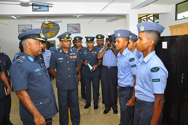 Commander's Annual
Inspection of SLAF Base Hingurakgoda