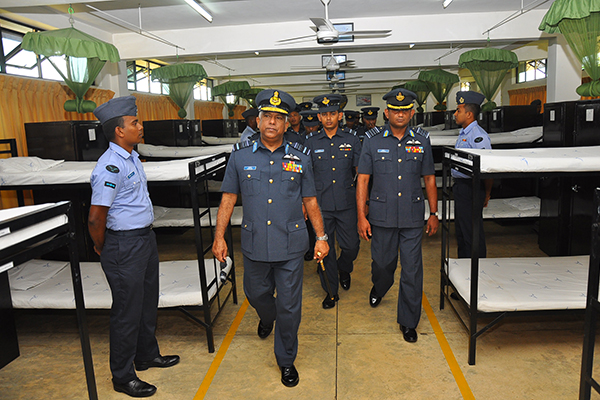 Commander's Annual
Inspection of SLAF Base Hingurakgoda