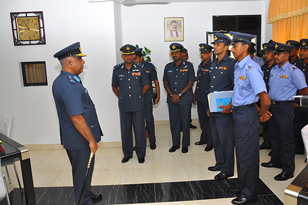 Commander's Annual
Inspection of SLAF Base Hingurakgoda