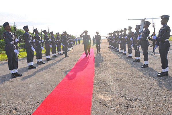 Commander's Annual
Inspection of SLAF Base Hingurakgoda