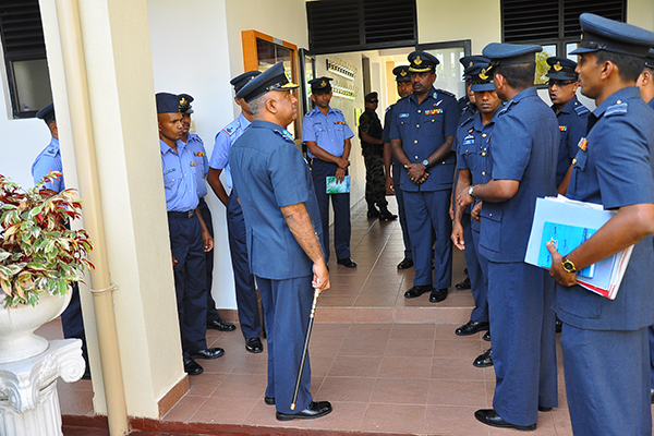Commander's Annual
Inspection of SLAF Base Hingurakgoda