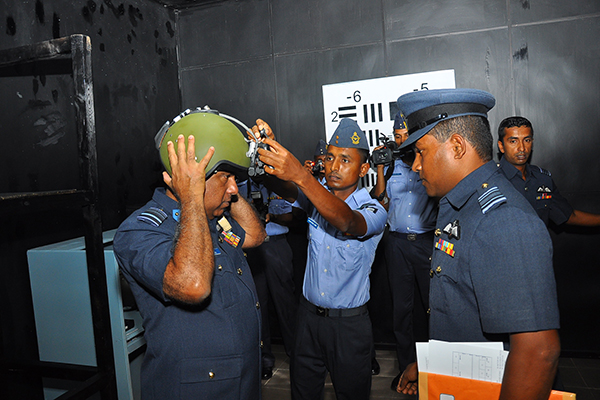 Commander's Annual
Inspection of SLAF Base Hingurakgoda