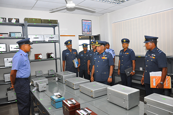 Commander's Annual
Inspection of SLAF Base Hingurakgoda